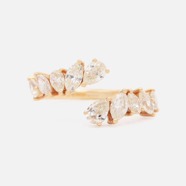 Anillo Whisper Oro Amarillo 18K con Diamantes.