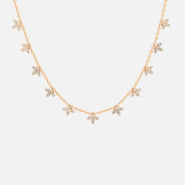 Cadena Bloom Oro Amarillo 18K con Diamantes.