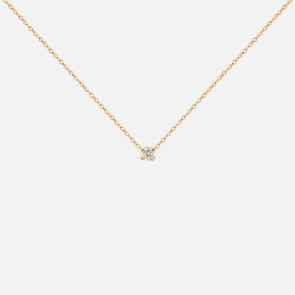 Cadena Orbit Oro 14K con Diamante.