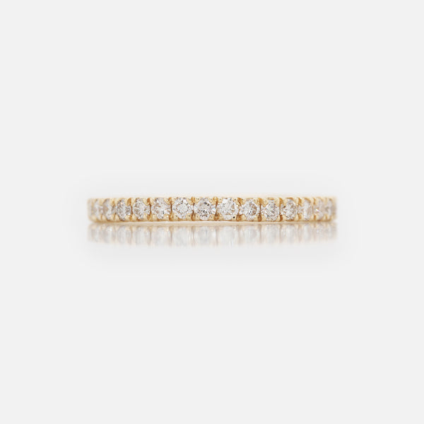 Anillo Isis L Oro 14K con Diamantes.