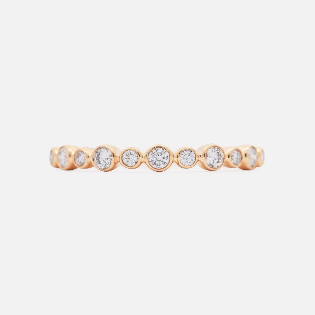 Anillo Apolo S Oro 14K con Diamantes.