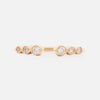 Anillo Apolo Taper Oro 18K con Diamantes.