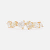 Anillo Ares 3 Oro Amarillo 18K con Diamantes.