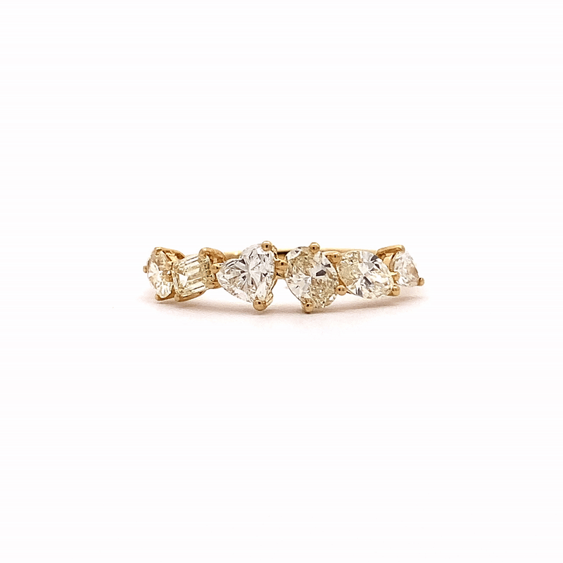 Anillo Ares 3 Oro Amarillo 18K con Diamantes.