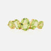 Anillo Birthstone Cluster Peridoto