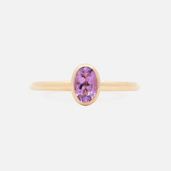 Anillo Birthstone Orion Oro Amarillo 14K y Piedras Naturales.