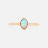 Anillo Birthstone Orion Oro Amarillo 14K y Piedras Naturales.