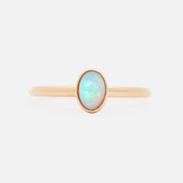Anillo Birthstone Orion Oro Amarillo 14K y Piedras Naturales.