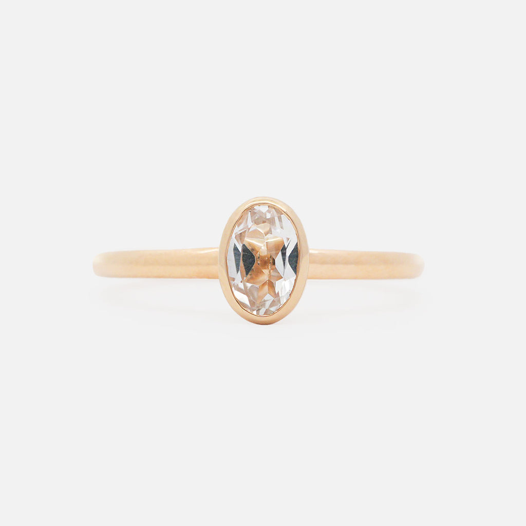 Anillo Birthstone Orion Oro Amarillo 14K y Piedras Naturales.