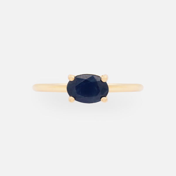 Anillo Noa Oro Amarillo 14K y Piedras Naturales.