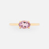 Anillo Noa Oro Amarillo 14K y Piedras Naturales.
