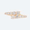 Anillo Pair Oro Amarillo 18K con Diamantes.