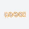 Anillo Lens Oro Amarillo 18K con Diamantes.