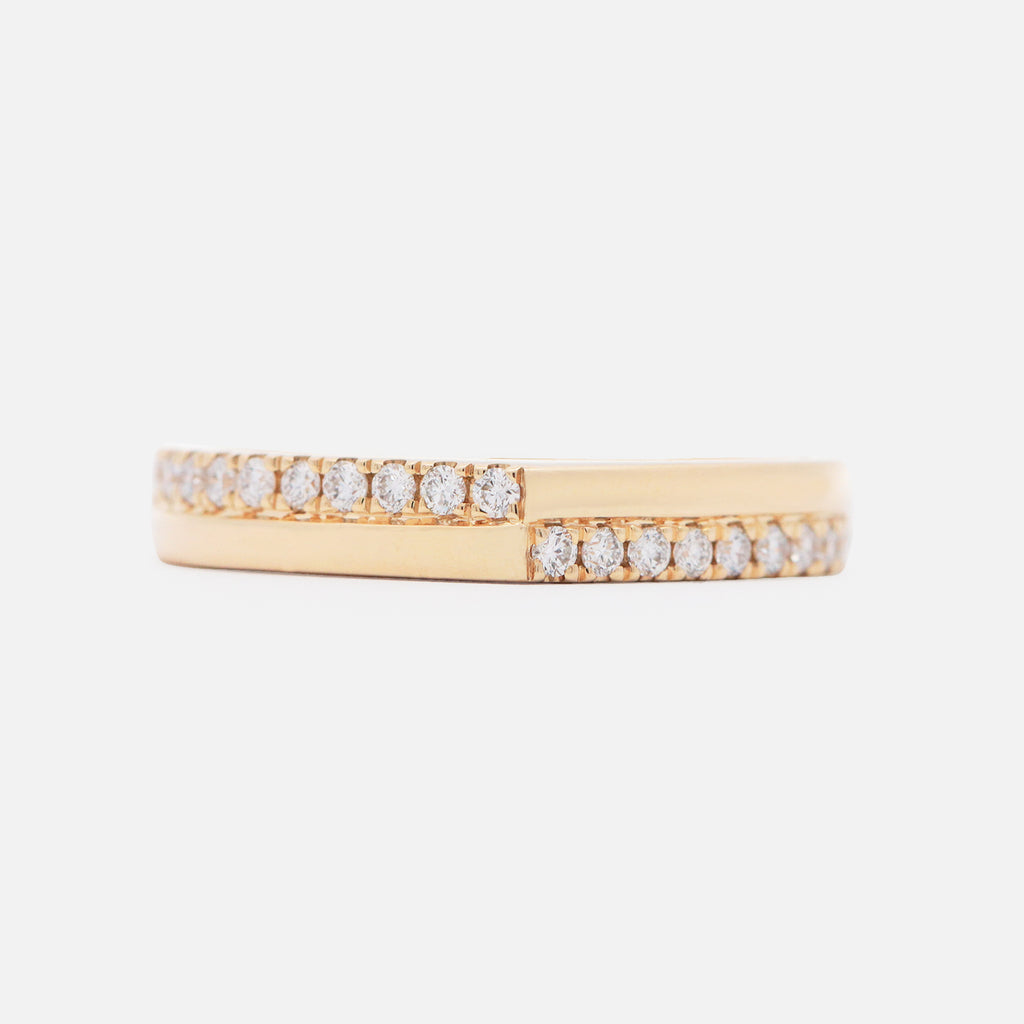 Anillo Amelia Oro 18K con Diamantes.