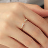 Anillo Apolo Taper Oro 18K con Diamantes.