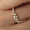 Anillo Ares 3 Oro Amarillo 18K con Diamantes.