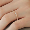 Anillo Bloom Oro 14K con Diamantes.