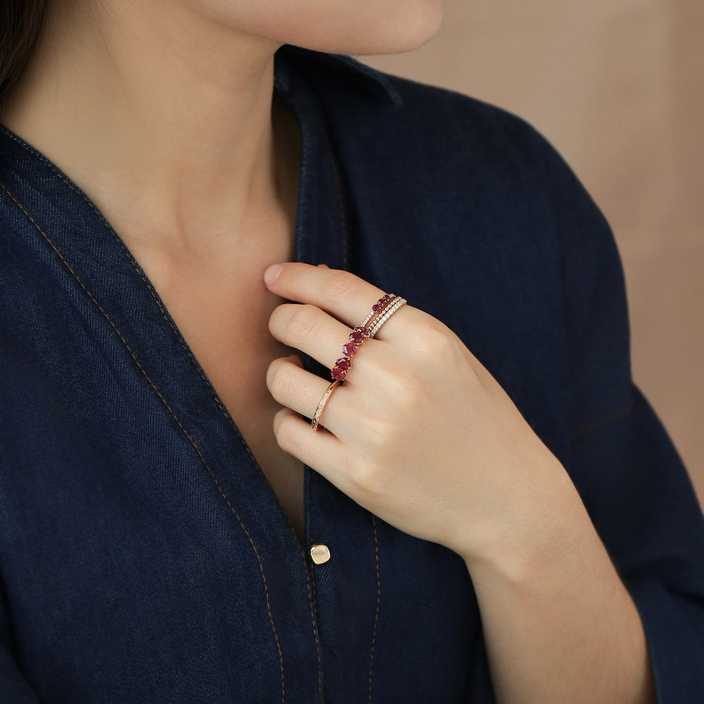 Anillo Centauro Birthstone Oro Amarillo 14K.