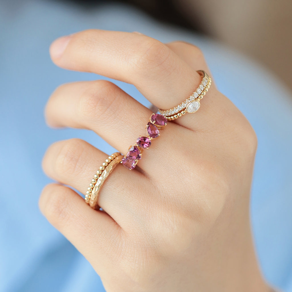 Anillo Centauro Birthstone Oro Amarillo 14K.