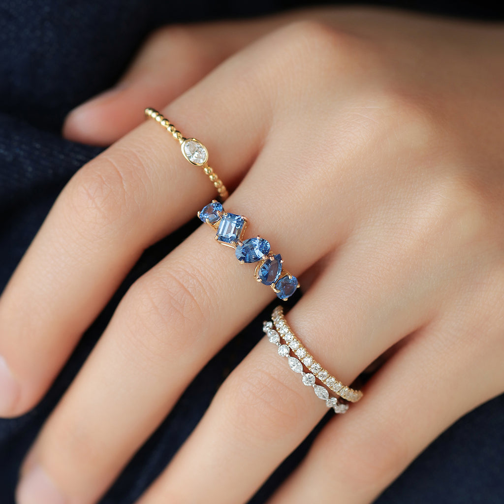 Anillo Centauro Birthstone Oro Amarillo 14K.