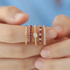 Anillo Isis Oro Amarillo 18K con Rubí.