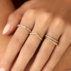 Anillo Luana Oro 18K con Diamantes.