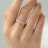 Anillo Orion Drops Oro Amarillo 14K con Diamantes.