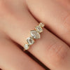 Anillo Orion Multi Oro Amarillo 14K con Diamantes.