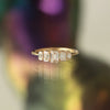 Anillo Orion Octagon Oro Amarillo 14K con Diamantes.