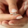 Anillo Pair Oro Amarillo 18K con Diamantes.