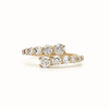 Anillo Pair Oro Amarillo 18K con Diamantes.