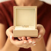 Anillo Petal Oro Amarillo 18K con Diamantes.