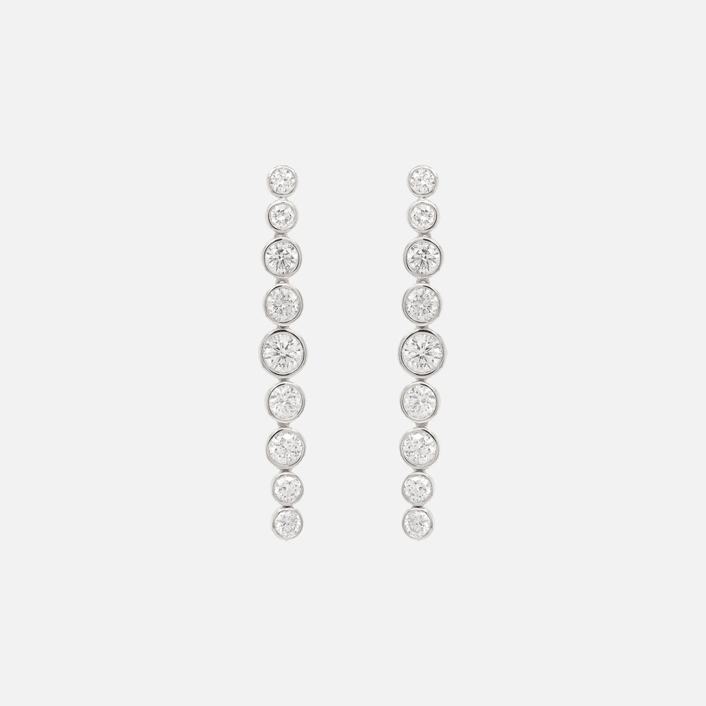 Aretes Apolo Oro 14K con Diamantes.