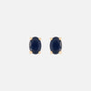 Aretes Noa Oro Amarillo 14K y Piedras Naturales.