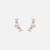 Aretes Drift Oro Amarillo 18K Perlas y Diamantes.