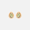 Aretes Elysa Oro Amarillo 14K con Tanzanitas Unheated.