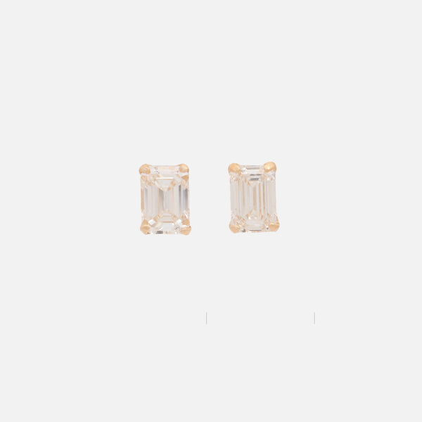 Aretes Orbit Oro Amarillo 18K con Diamantes.