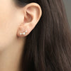 Aretes Drift Oro Amarillo 18K Perlas y Diamantes.