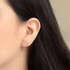 Aretes Nest S Oro Amarillo 18K con Diamantes.