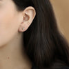 Aretes Orion Oro Amarillo 18K y Diamantes.