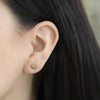 Aretes Sirius Oro Amarillo 14K con Diamantes.
