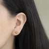 Aretes Sirius Oro Amarillo 14K con Diamantes.