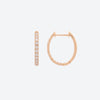 Arracadas Nia Bold L Oro Amarillo 14K con Diamantes.