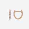 Arracadas Nia Bold S Oro Amarillo 14K con Diamantes.