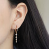 Arracadas Centauro Oro 14K con Diamantes.