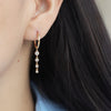 Arracadas Centauro Oro 14K con Diamantes.