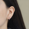 Arracadas Lina Oro 14K con Diamantes.