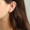 Arracadas Mía S Oro Amarillo 18K con Diamantes.