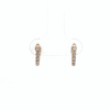 Arracadas Nia Bold S Oro Amarillo 14K con Diamantes.