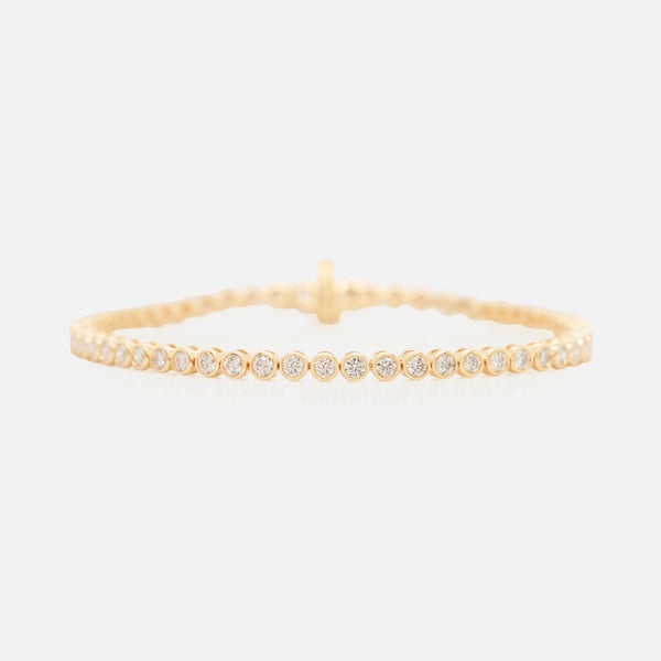 Brazalete Apolo S Oro 14K con Diamantes.